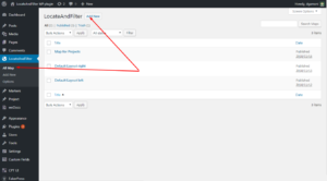 Create map – LocateAndFilter WP plugin